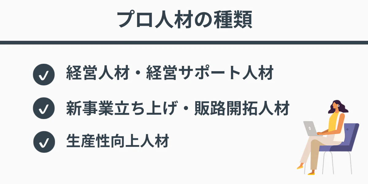 プロ人材の種類